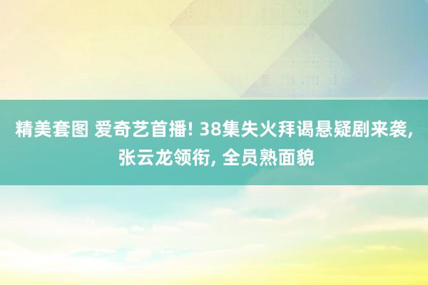 精美套图 爱奇艺首播! 38集失火拜谒悬疑剧来袭， 张云龙领衔， 全员熟面貌
